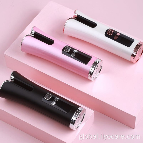 Usb Rechargeable Curling Iron Portable Auto Cordless Rotating Styling Tools Curler Manufactory